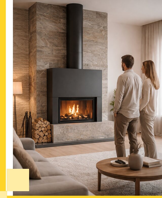 Закрытые камины под ключ в Новокузнецке от 123288 р., ЭриданНвк