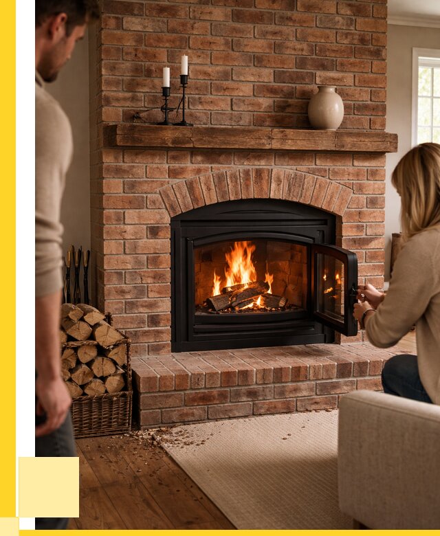 Кирпичные камины под ключ в Новокузнецке от 154110 р. | ЭриданНвк