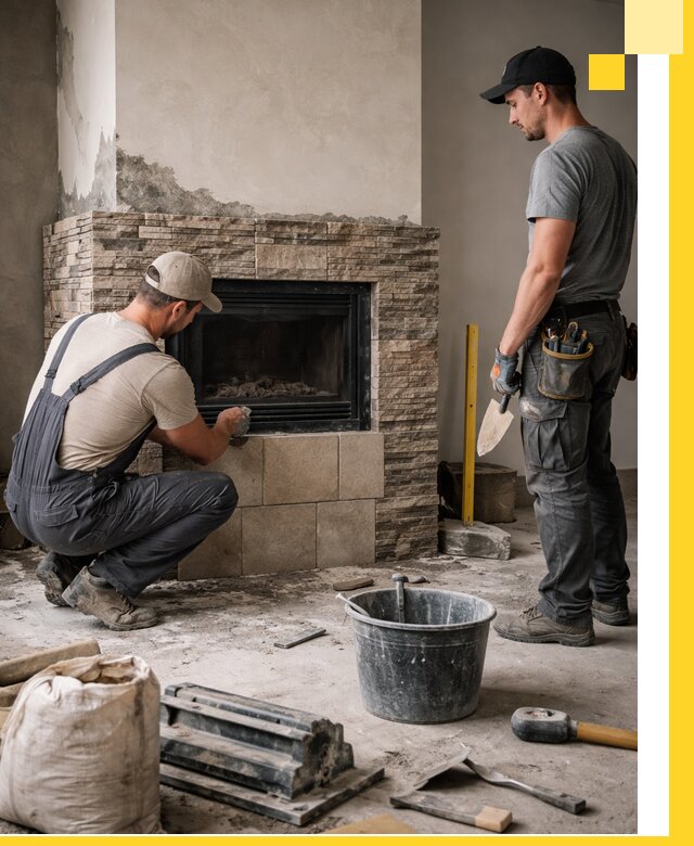 Камины под ключ в Новокузнецке: проект, изготовление и монтаж