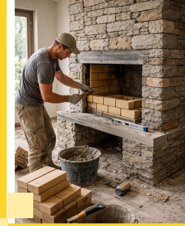 Кладка каминов и камина в Новокузнецке от 25685 р. ЭриданНвк