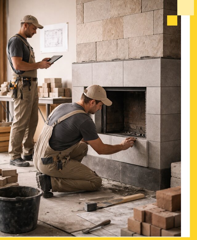 Индивидуальные проекты каминов и каминных систем в Новокузнецке