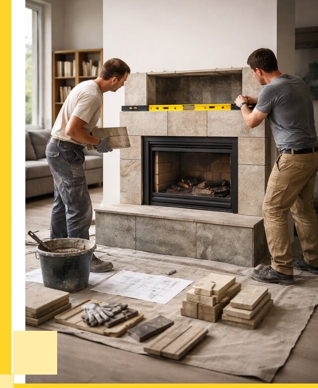 Монтаж каминов и установка в Новокузнецке от 46233 р. | ЭриданНвк