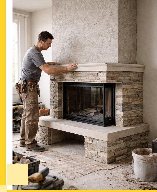 Изготовление каминов под ключ в Новокузнецке от 154110 р. | ЭриданНвк