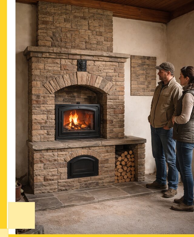 Кирпичная печь под ключ в Новокузнецке от 154110 р. | ЭриданНвк