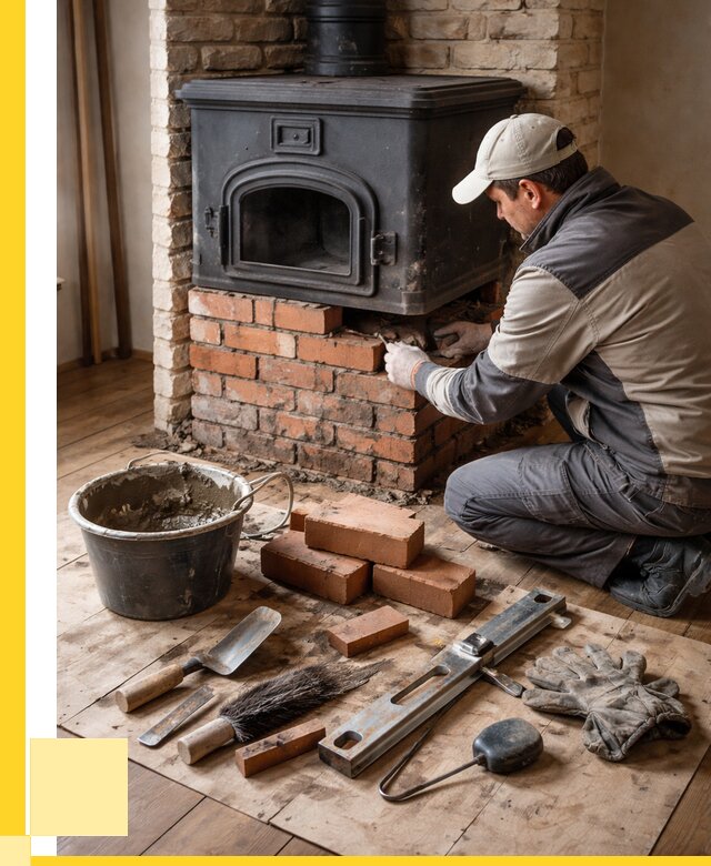 Ремонт печей в Новокузнецке от 12329 р., услуги печника ЭриданНвк
