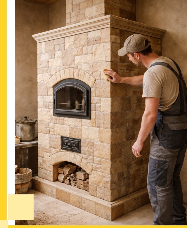 Облицовка печей в Новокузнецке от 4623 р. под ключ | ЭриданНвк