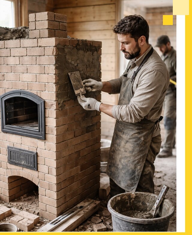 Изготовление и установка печей-шведок под ключ в Новокузнецке