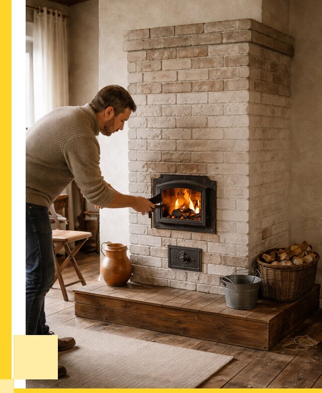 Печь голландка из кирпича в Новокузнецке от 87329 р. | ЭриданНвк