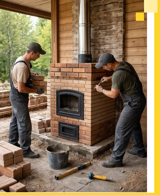 Производство и установка дачных печей под ключ в Новокузнецке