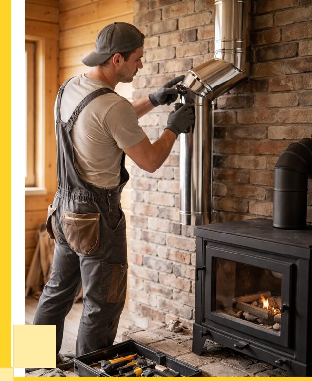 Монтаж дымоходов для печей в Новокузнецке от 7706 р. | ЭриданНвк
