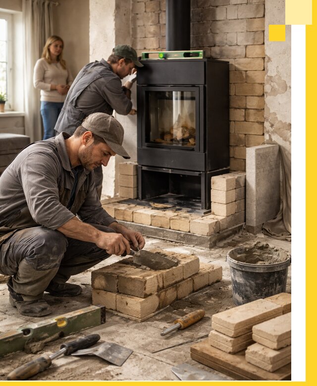 Печи и камины под ключ: проект, установка в Новокузнецке