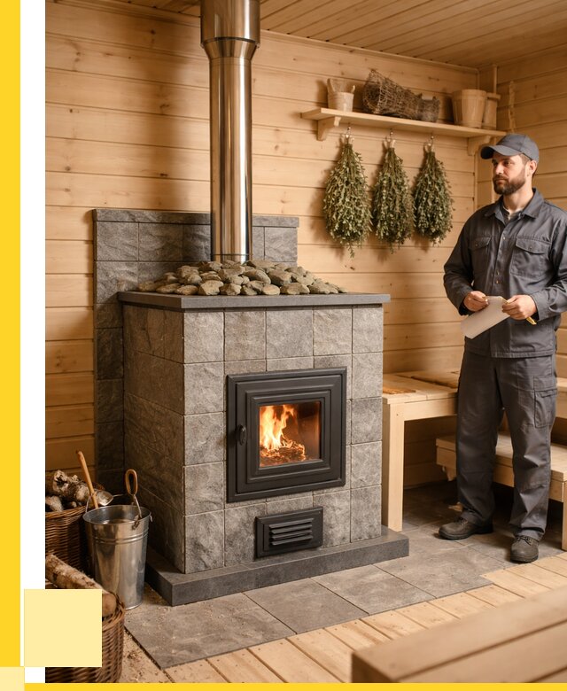 Печи для бани под ключ в Новокузнецке от 123288 р. | ЭриданНвк