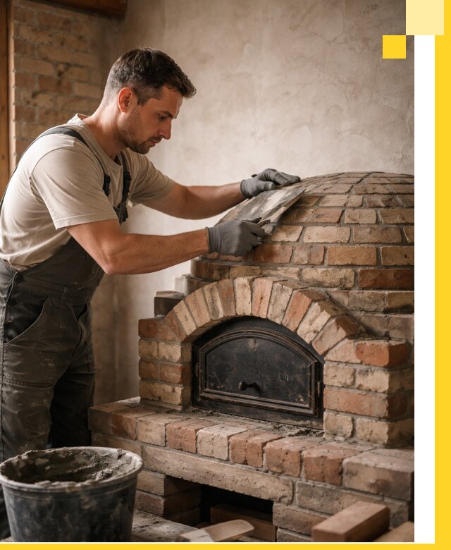 Изготовление и монтаж помпейских печей на заказ в Новокузнецке