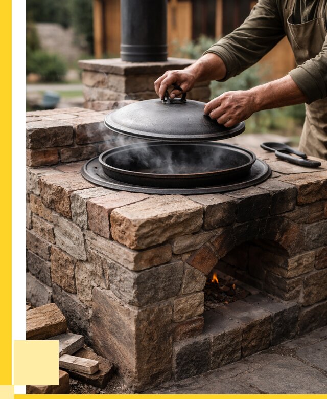 Печи для казана в Новокузнецке по цене от 18493 р. | ЭриданНвк