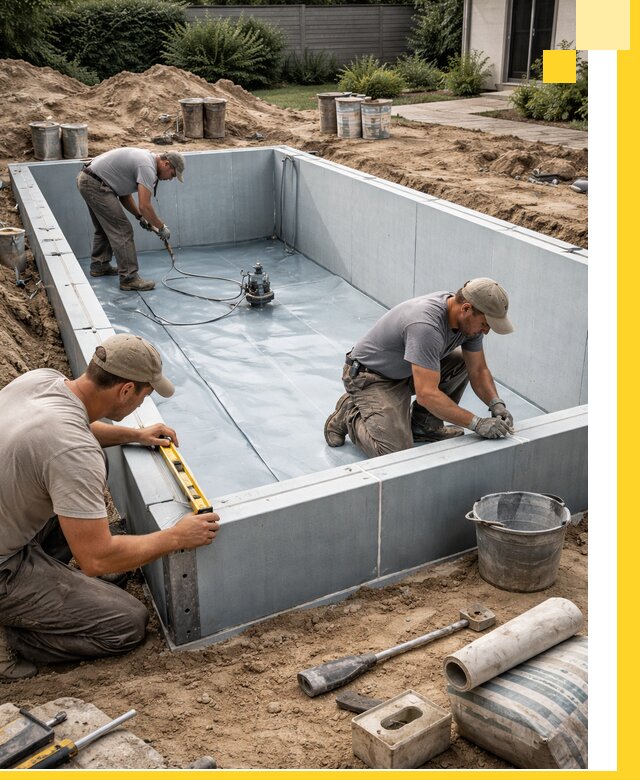 Профессиональный монтаж бассейнов под ключ в Новокузнецке с гарантией