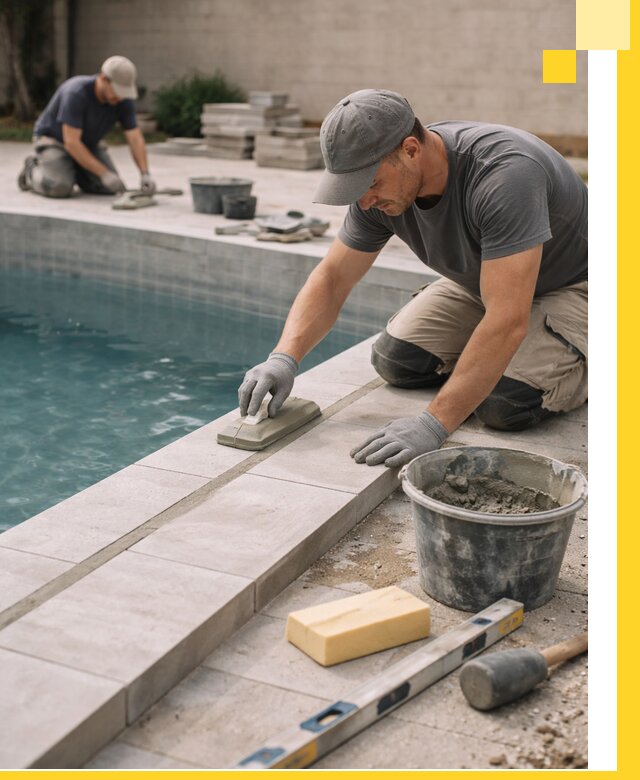 Отделка бассейнов в Новокузнецке: декоративная отделка и гидроизоляция