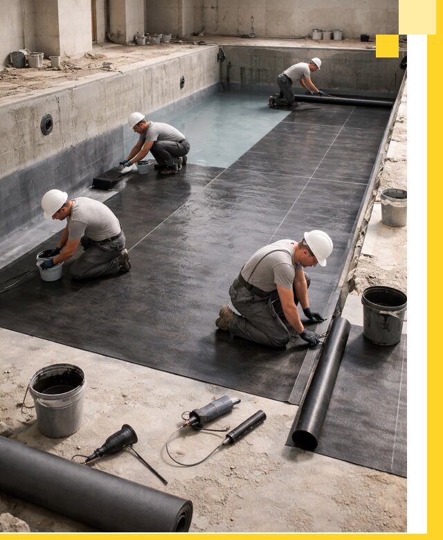 Профессиональная гидроизоляция бассейнов и чаш в Новокузнецке под ключ