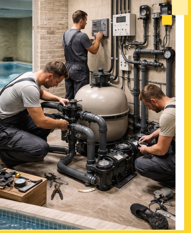 Комплексное оборудование для бассейнов под ключ в Новокузнецке