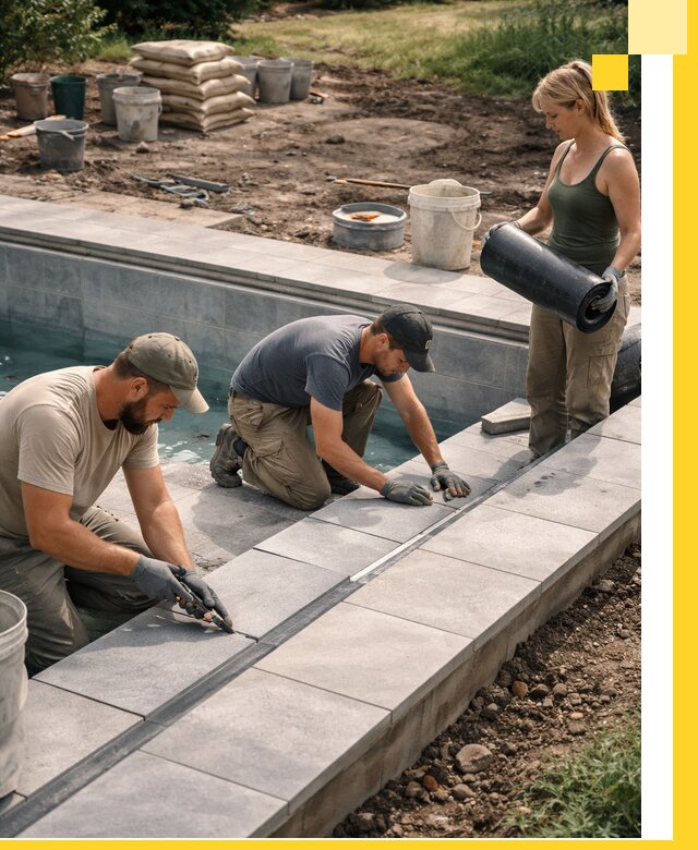 Строительство и монтаж уличных бассейнов под ключ в Новокузнецке