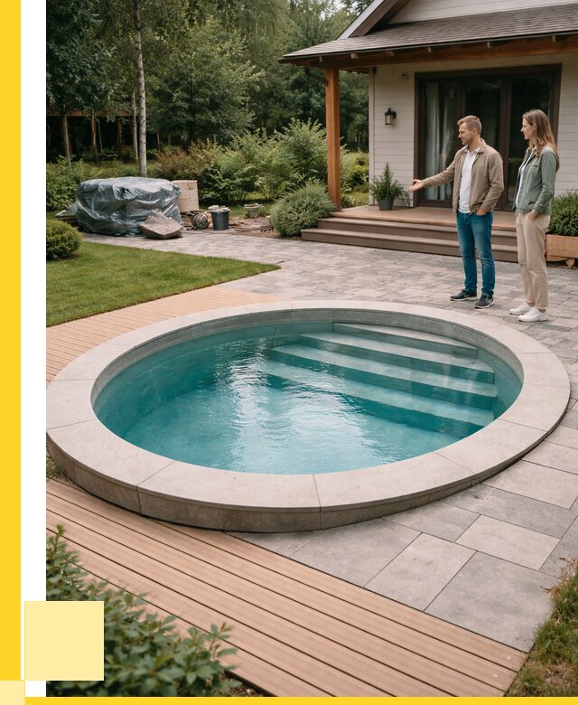 Бассейн на даче под ключ в Новокузнецке от 205480 р., ЭриданНвк