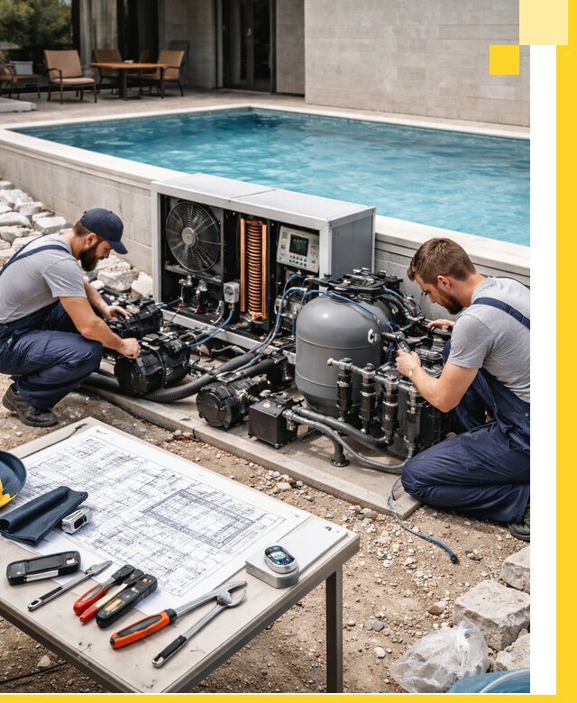 Проектирование и монтаж бассейнов с подогревом в Новокузнецке