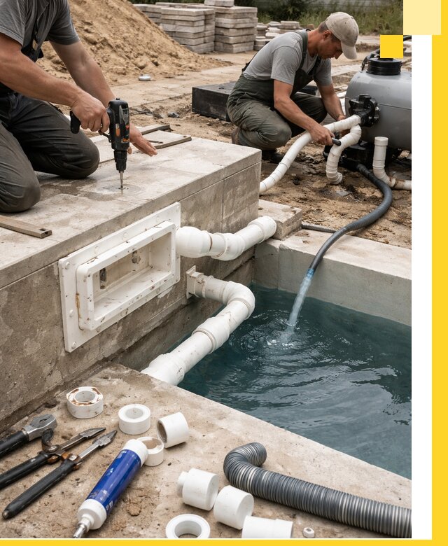 Строительство скиммерных бассейнов под ключ в Новокузнецке