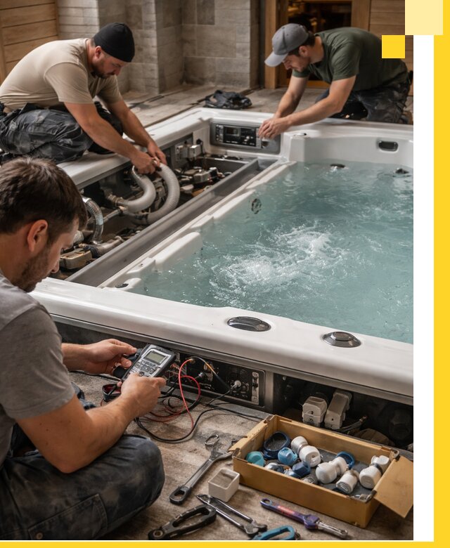 Гидромассажные бассейны под ключ в Новокузнецке, дизайн и монтаж