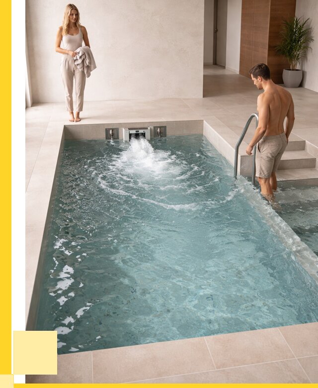 Бассейн с противотоком в Новокузнецке от 256850 р. | ЭриданНвк