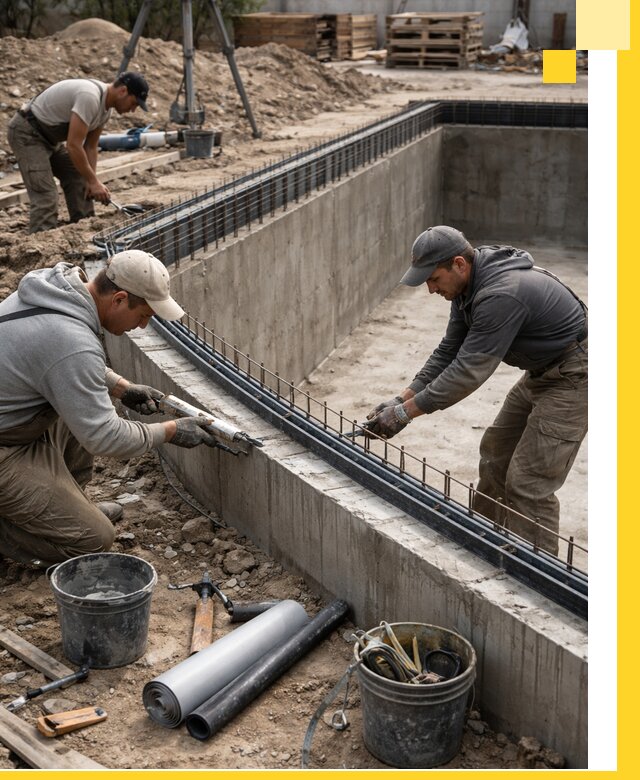 Качественный монтаж чаши бассейна в Новокузнецке под ключ с гарантией