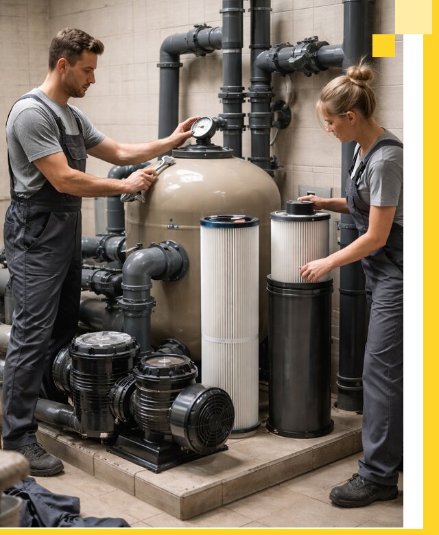 Фильтры и системы фильтрации для бассейнов в Новокузнецке