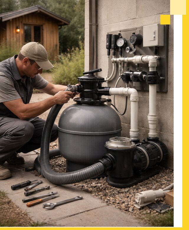 Продажа и монтаж фильтров и насосов для бассейнов в Новокузнецке