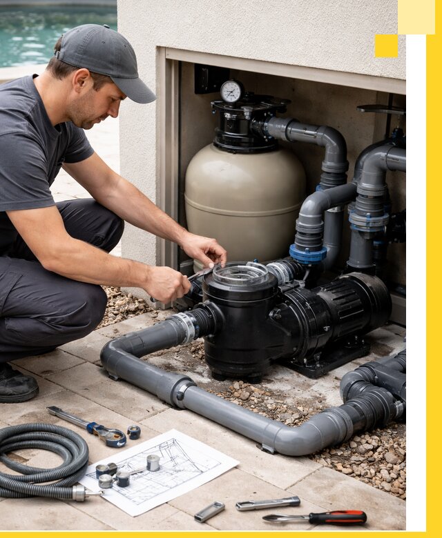 Поставка, монтаж и сервис насосов для бассейнов в Новокузнецке