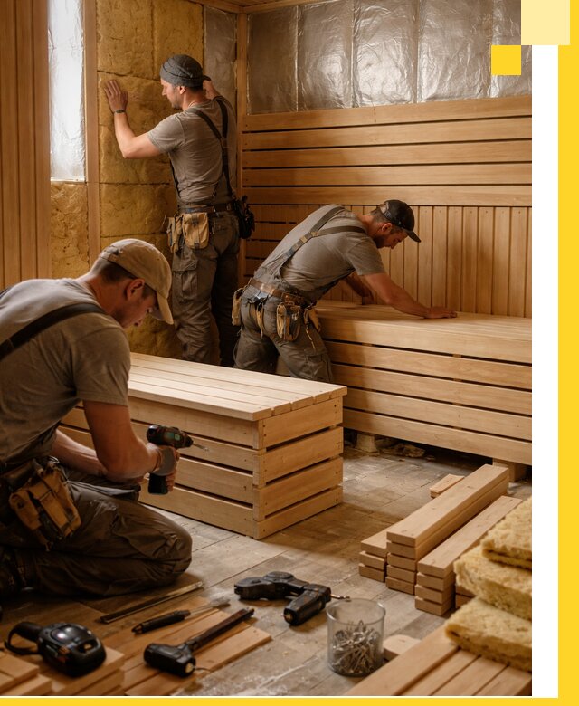 Профессиональное строительство саун под ключ в Новокузнецке