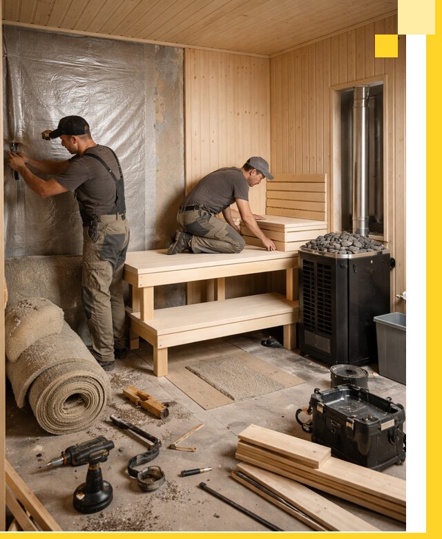 Проекты саун под ключ в Новокузнецке дизайн и строительство