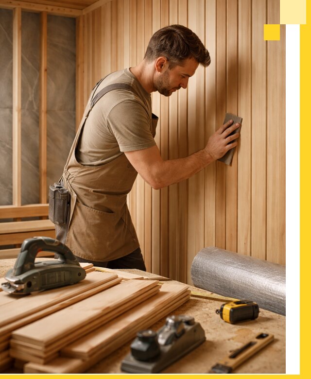 Профессиональная отделка саун и парных под ключ в Новокузнецке