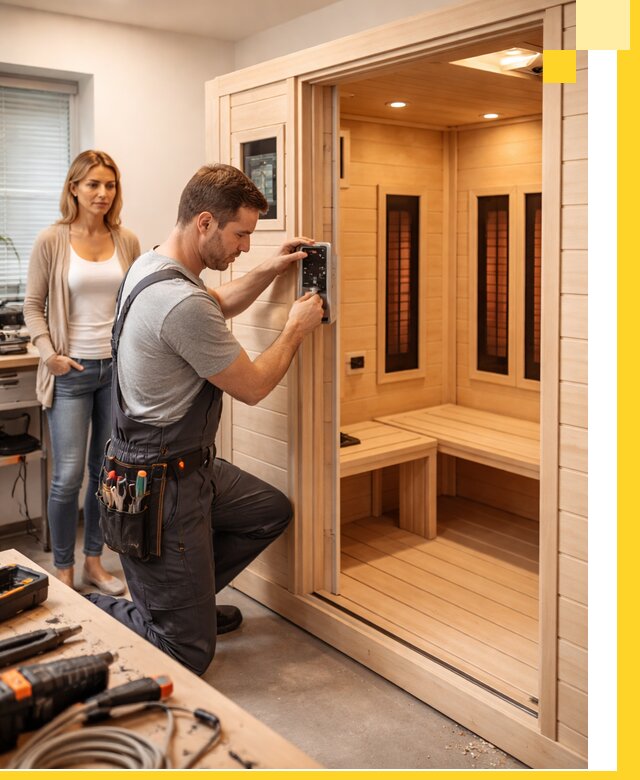 Инфракрасные сауны под ключ в Новокузнецке продажа и установка