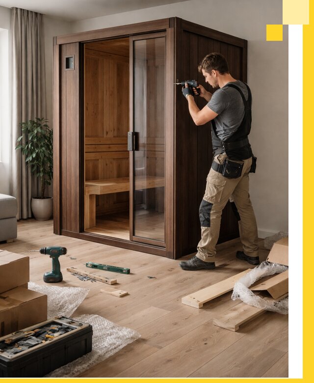 Установка и производство мини саун под ключ в Новокузнецке