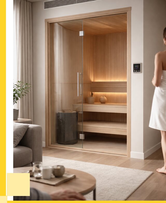 Сауна в квартире под ключ в Новокузнецке от 123288 р. ЭриданНвк