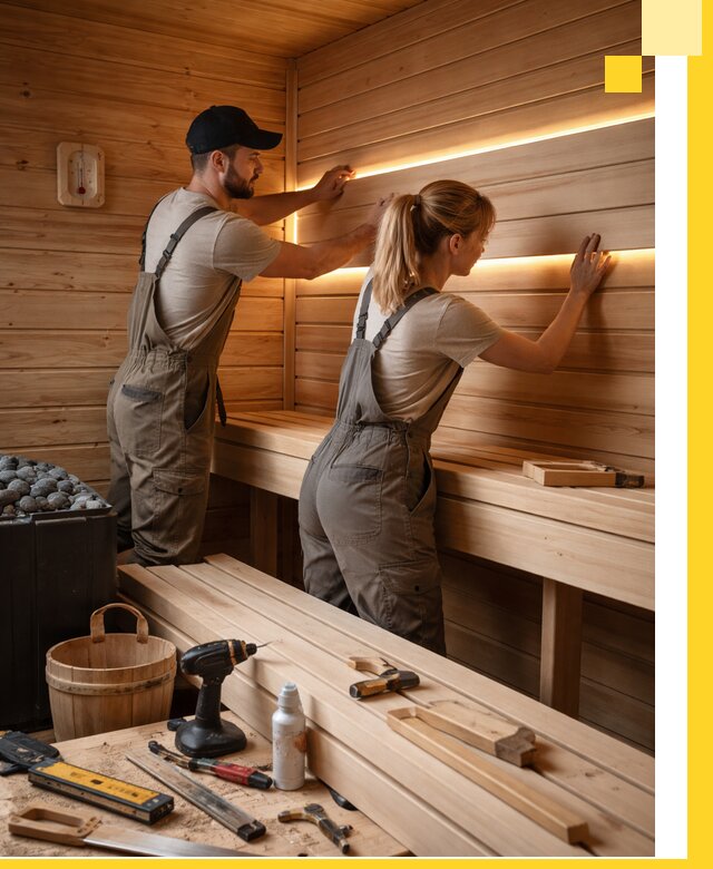 Дизайн саун и бань под ключ с индивидуальным проектом в Новокузнецке