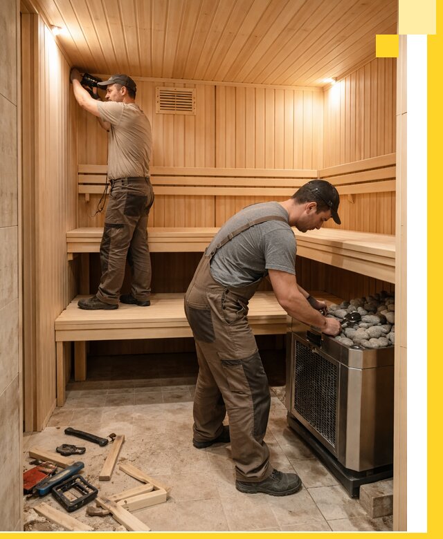 Купить сауну под ключ в Новокузнецке с монтажом и гарантией