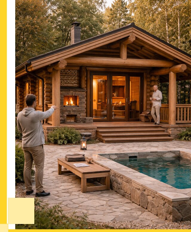 Проекты бань и хамам в Новокузнецке от 25685 р. | ЭриданНвк