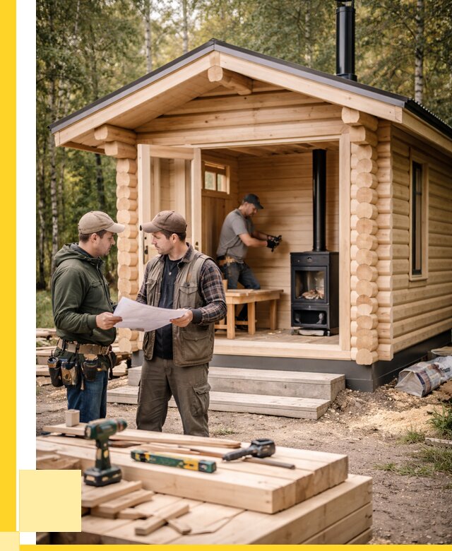 Монтаж бань под ключ в Новокузнецке — от 205480 р. | ЭриданНвк