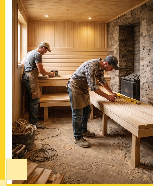 Отделка бани в Новокузнецке: внутренняя отделка от 3082 р. | ЭриданНвк