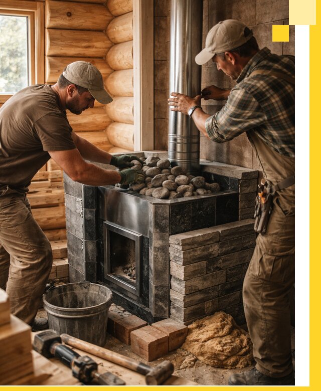 Строительство и отделка русских бань под ключ в Новокузнецке