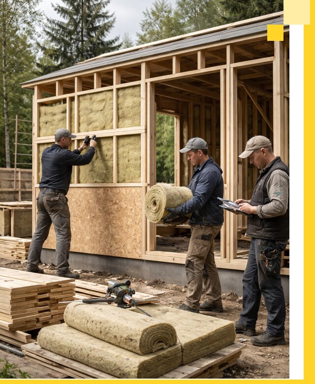 Проектирование и строительство каркасных бань в Новокузнецке под ключ