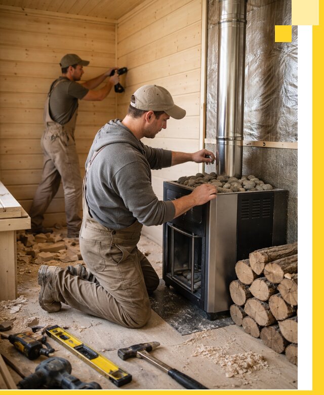 Строительство деревянных бань под ключ в Новокузнецке проекты и монтаж