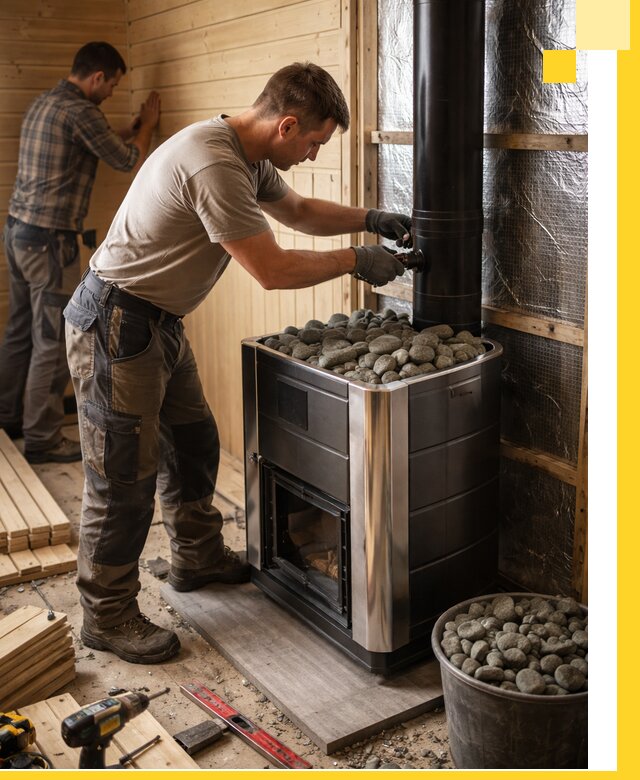 Проектирование и строительство парилок для бани в Новокузнецке под ключ