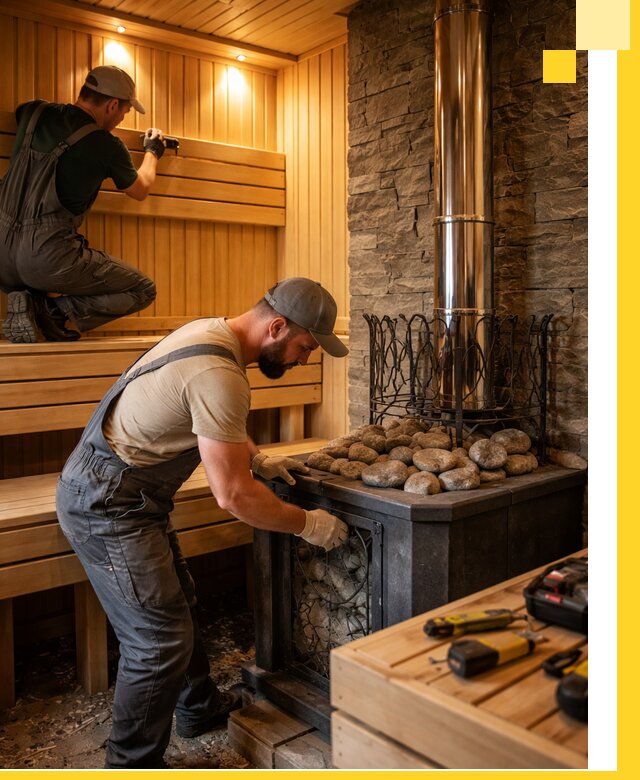 Комплексный дизайн бань, саун и зон отдыха в Новокузнецке