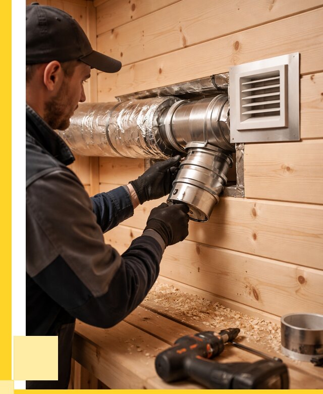 Монтаж вентиляции бани в Новокузнецке от 12329 р. | ЭриданНвк