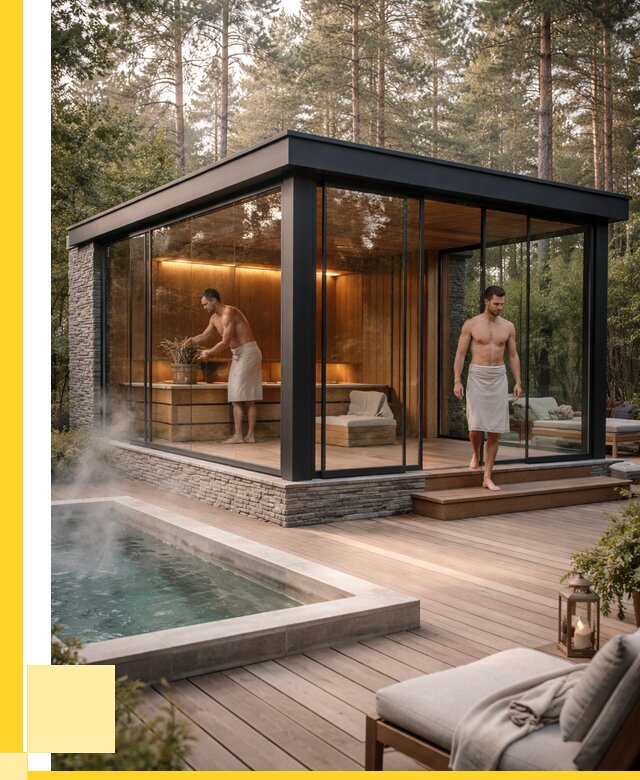 Стеклянные бани и двери в Новокузнецке от 462330 р. | ЭриданНвк